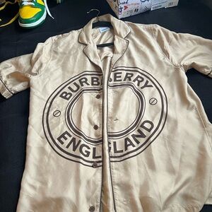 Burberry England silk shirt size S men